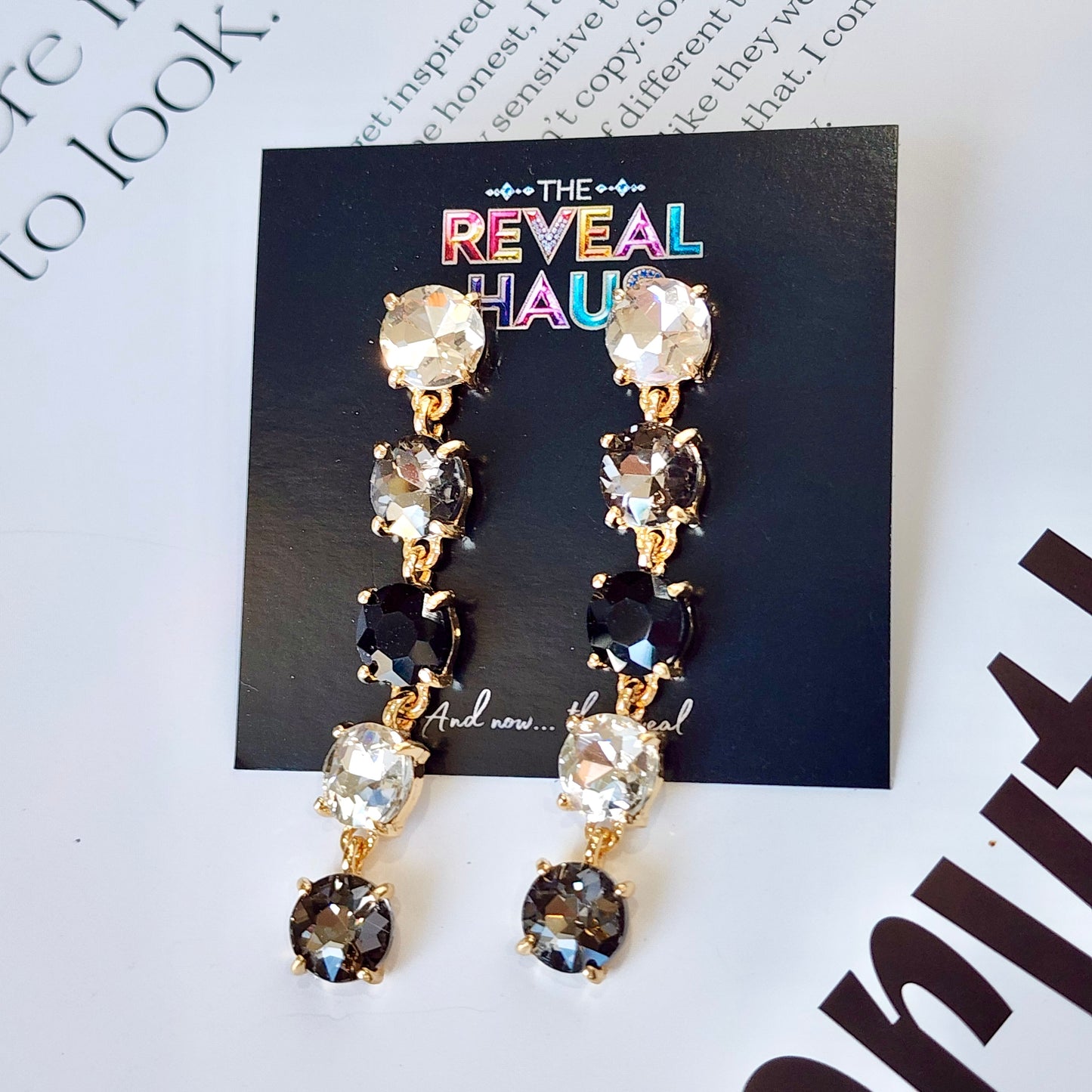 The Nicole Crystal Drop Earrings
