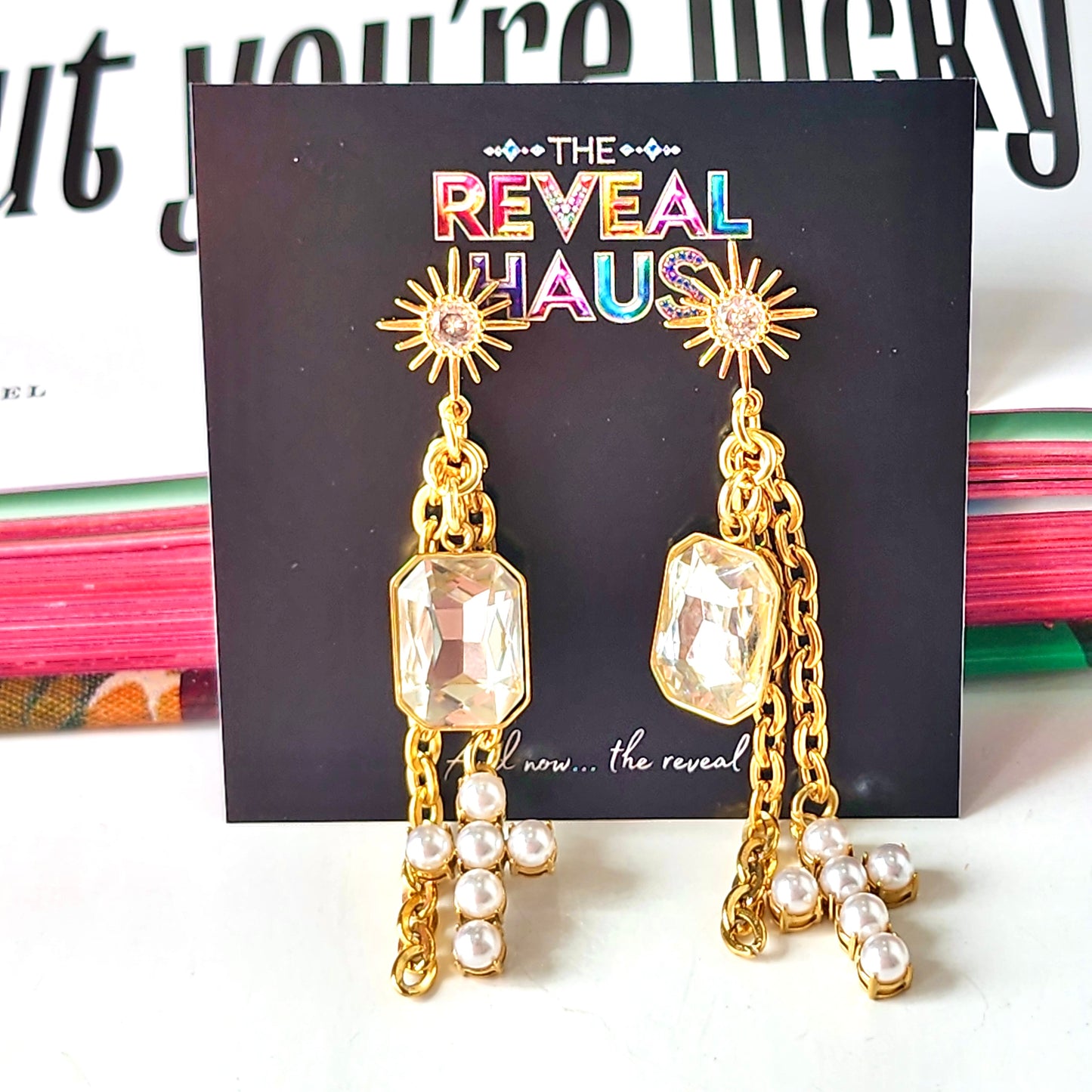 The Grace Crystal & Pearls Earrings