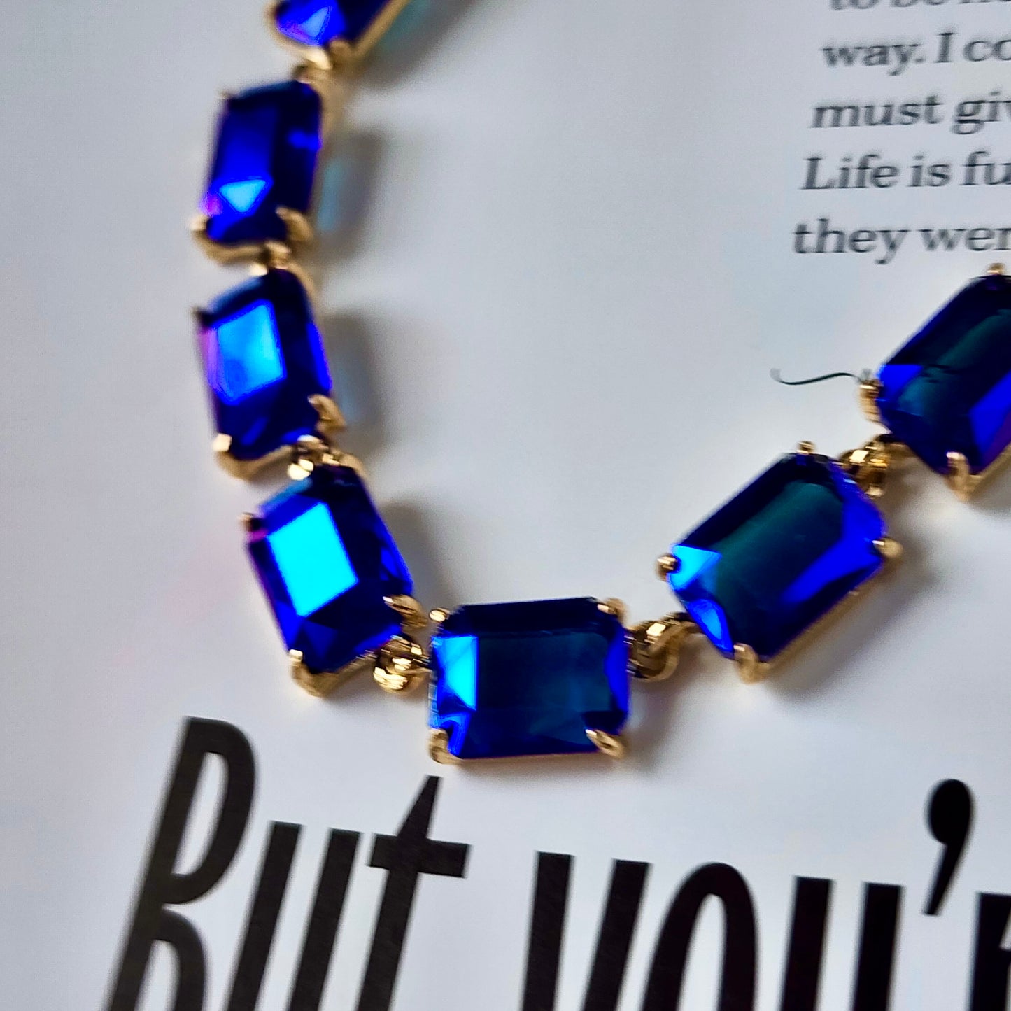 The Diana Square Crystal Necklace