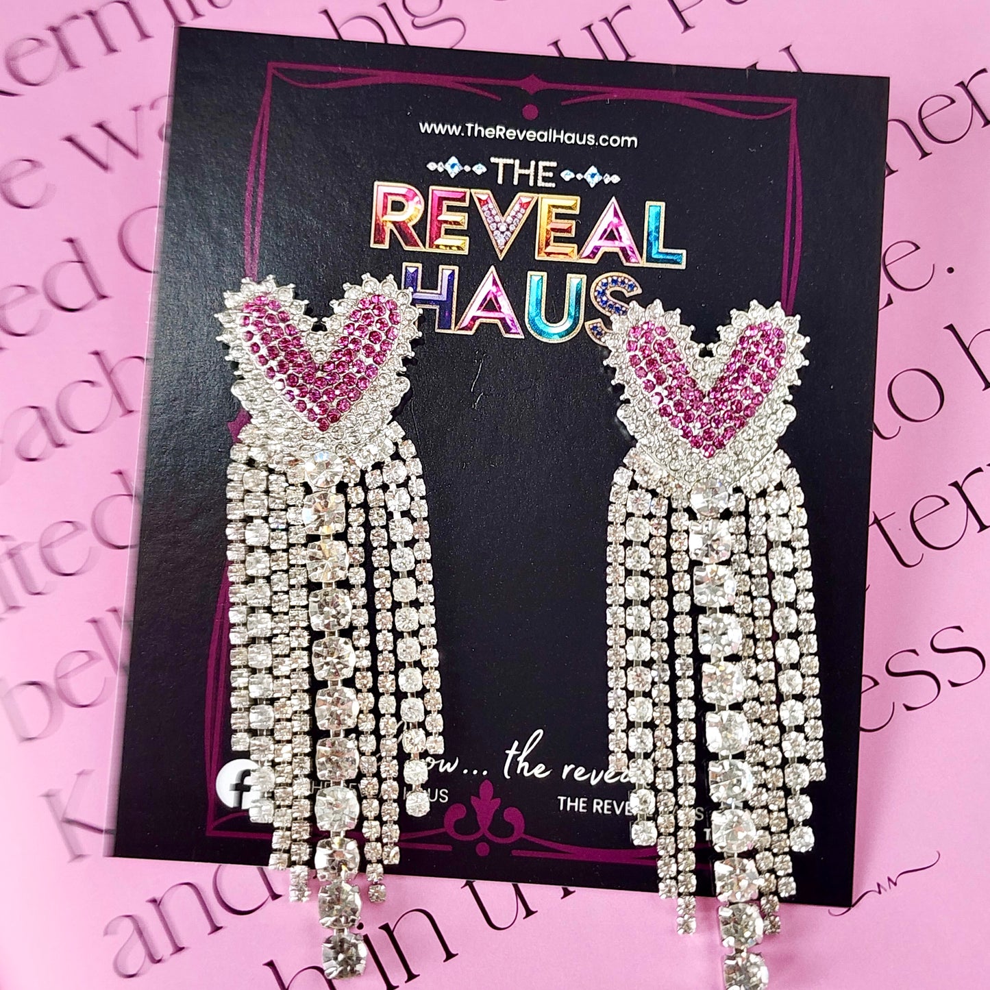 Heartbreaker Cascade Crystal Earrings