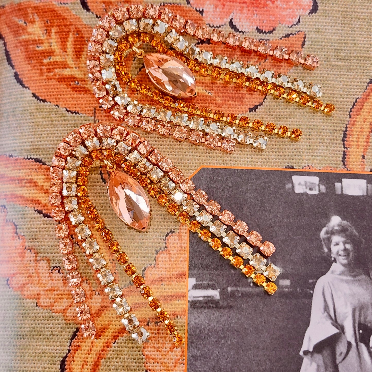 Marquee Crystal Earrings The Muse Collection