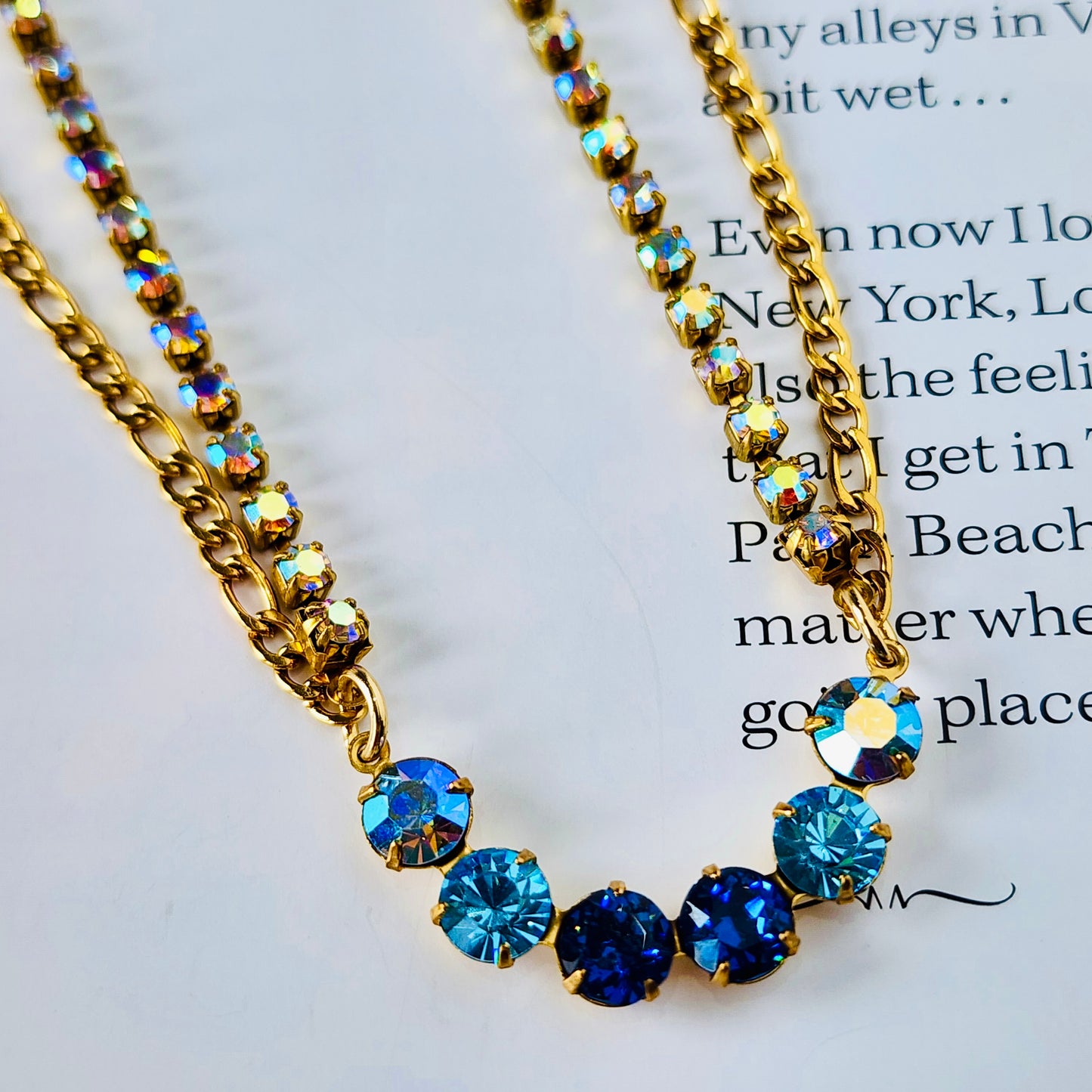 The Muse Oceana Crystal Necklace
