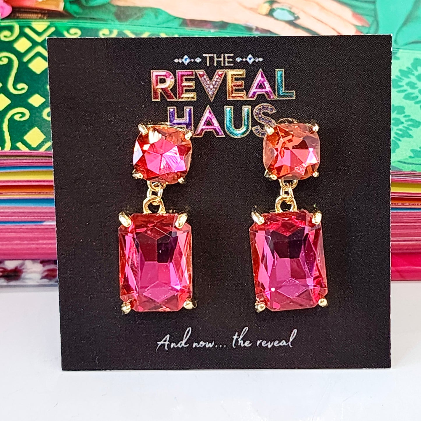 The Margo Crystal Dangle Earrings