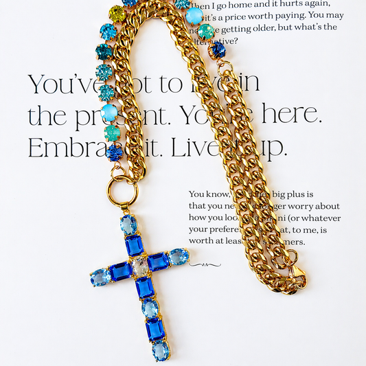 The Azure Revival Cross Necklace