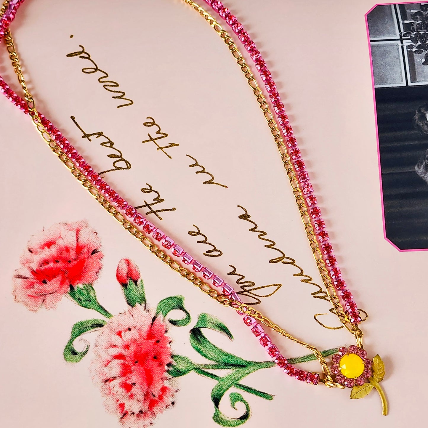 The Portofino Bloom Crystal Necklace