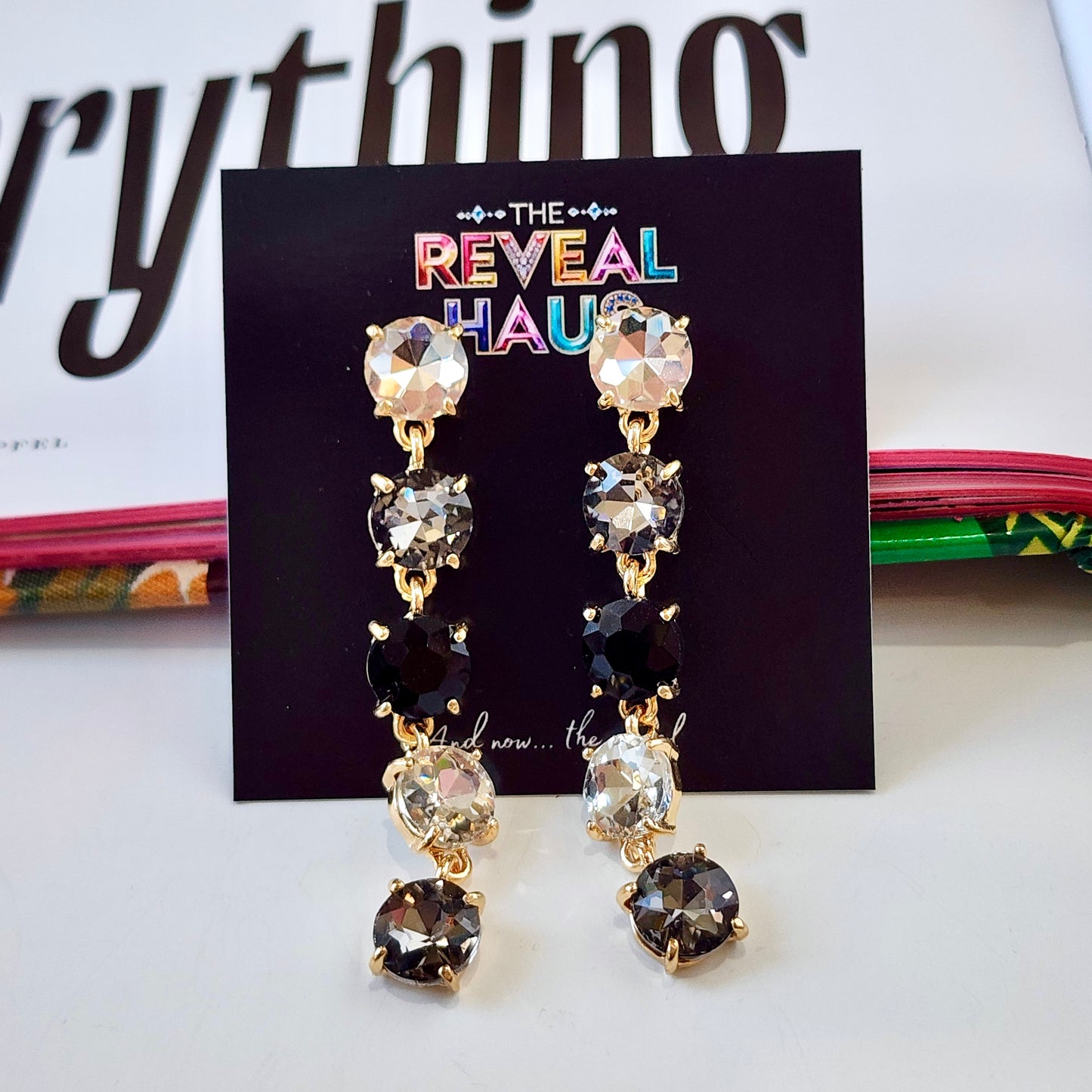 The Nicole Crystal Drop Earrings
