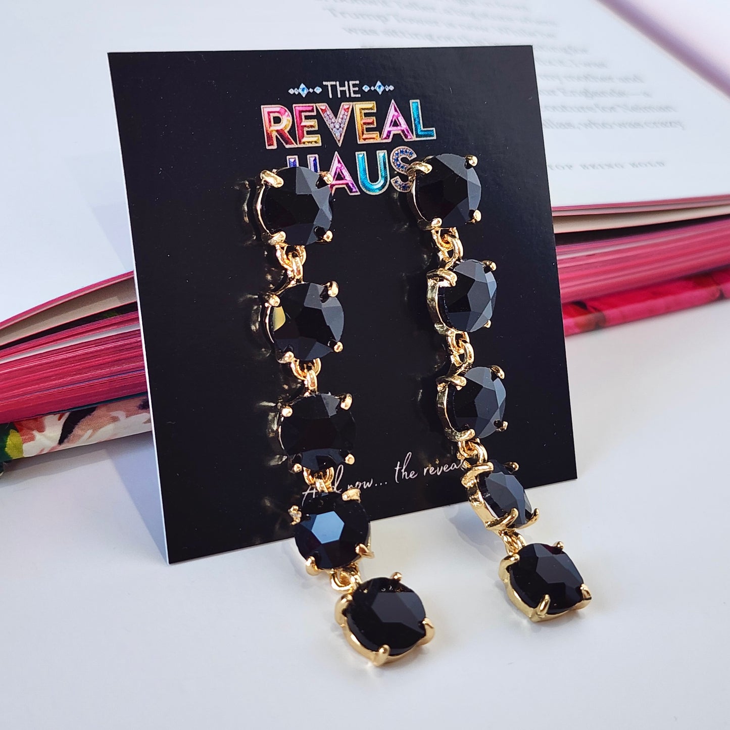 The Jett Drop Earrings
