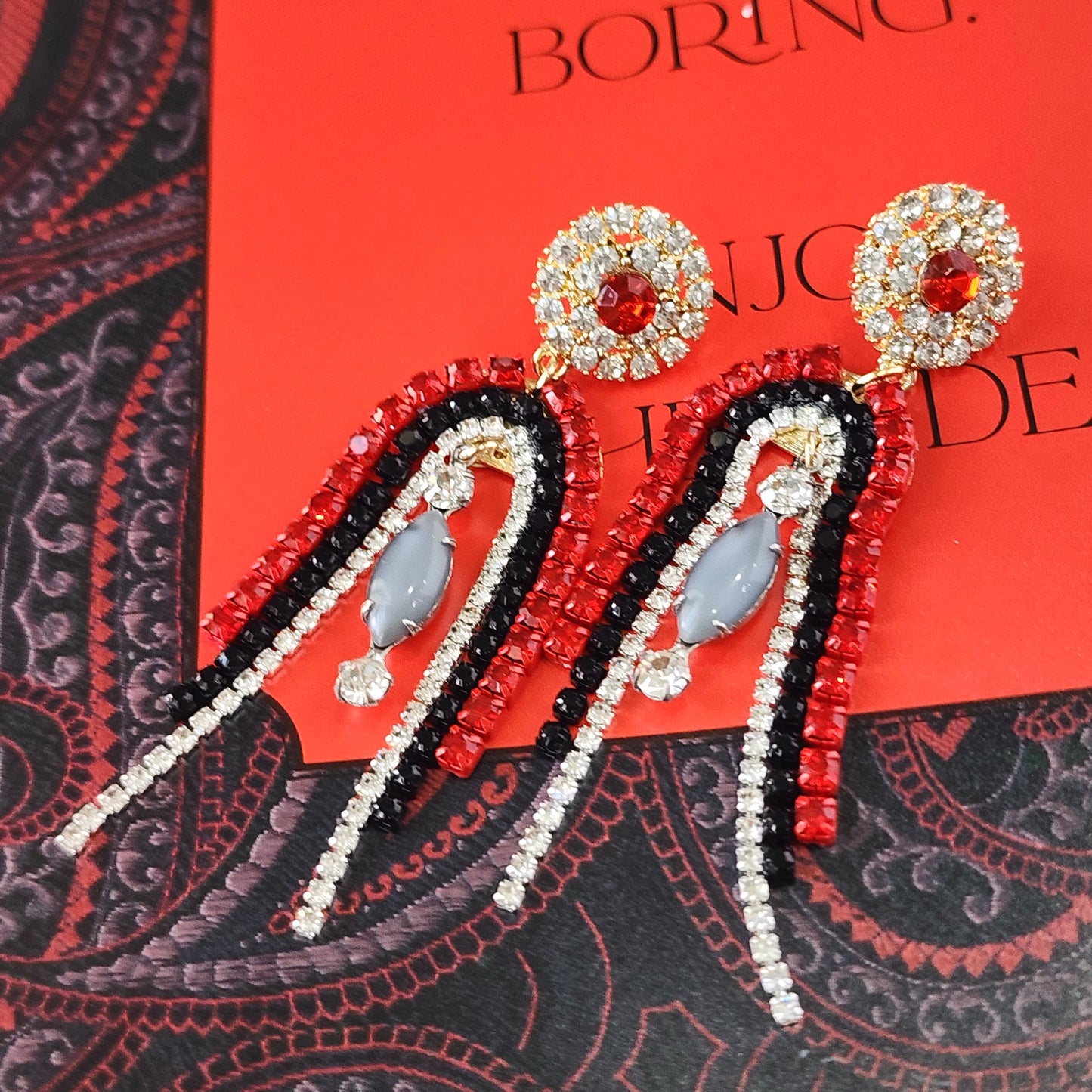 The Muse- Paris Nights Crystal Earrings