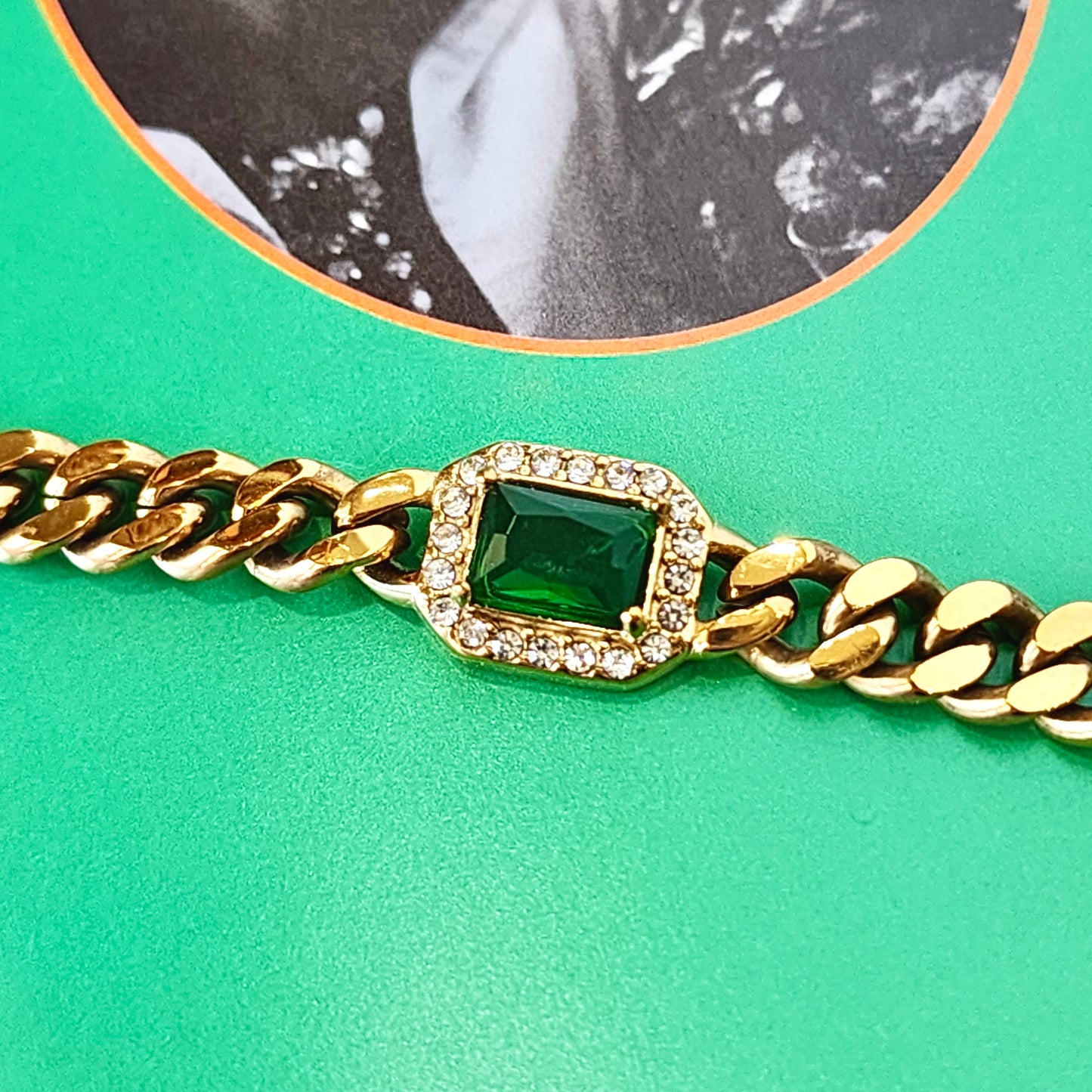 5th Ave Cuban Crystal Bracelet