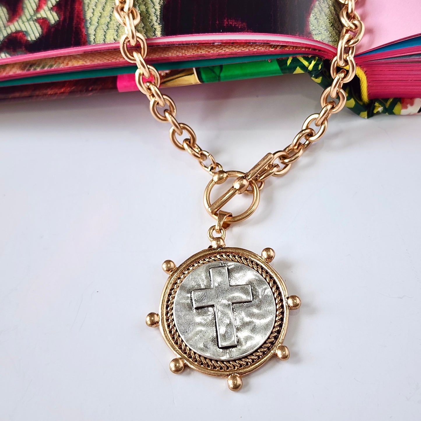 The Heirloom Cross Medallion Necklace