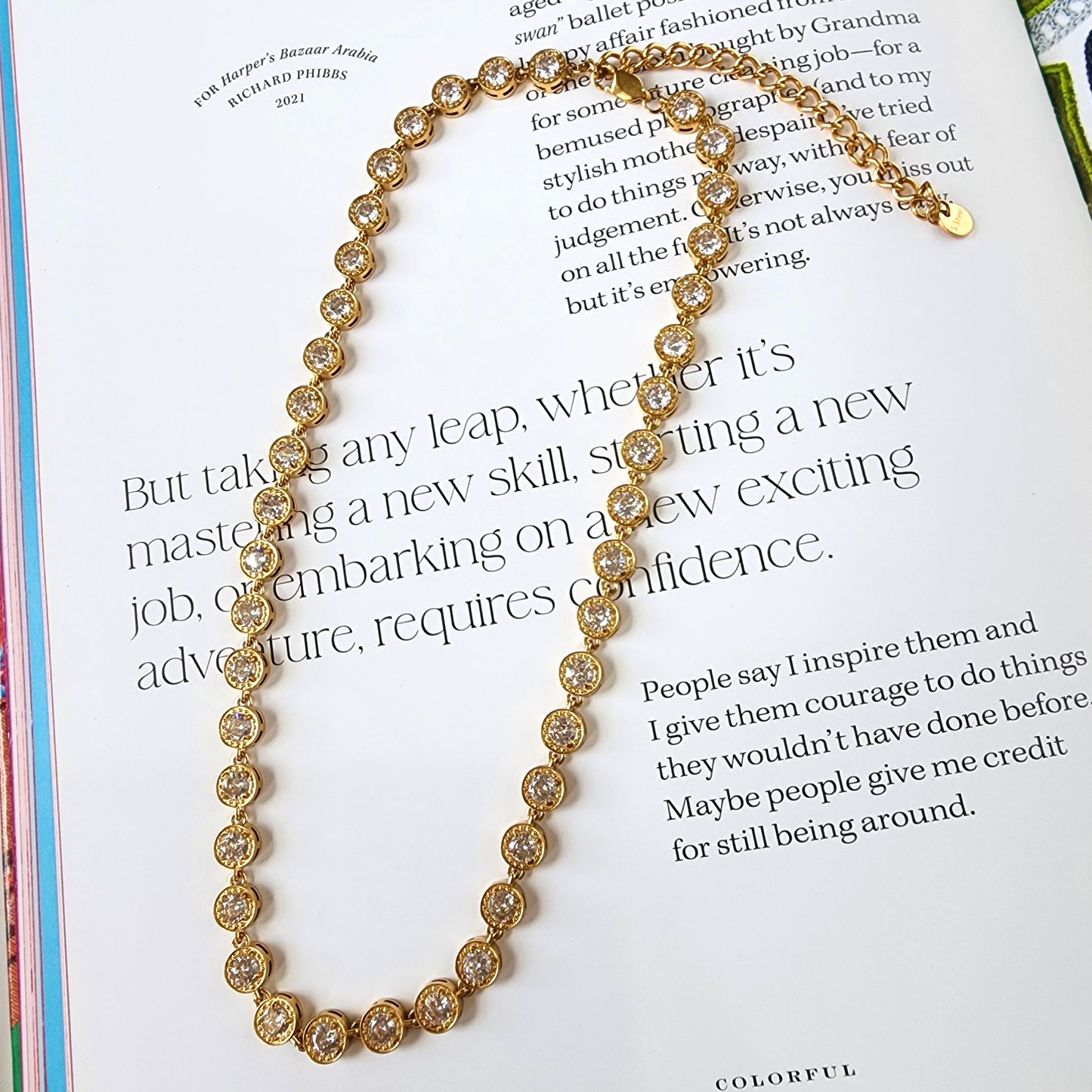 On Repeat- Tennis Necklace