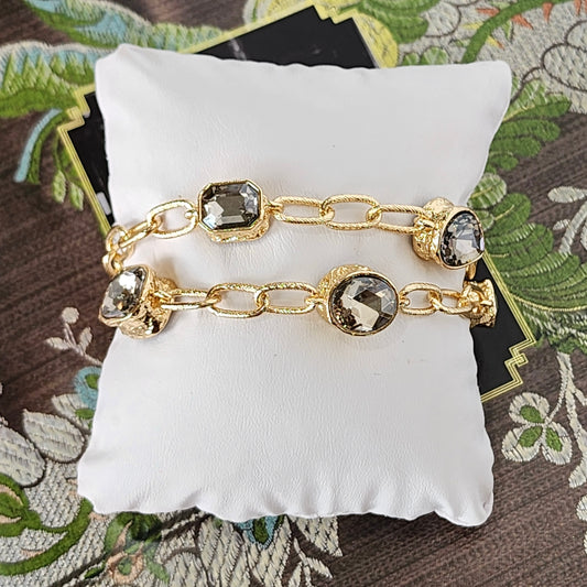 Linked Gems Bracelet