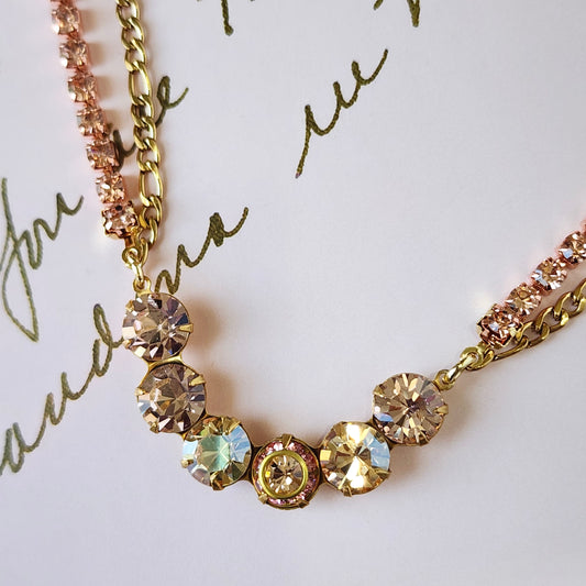 The Muse- Champagne Society Necklace