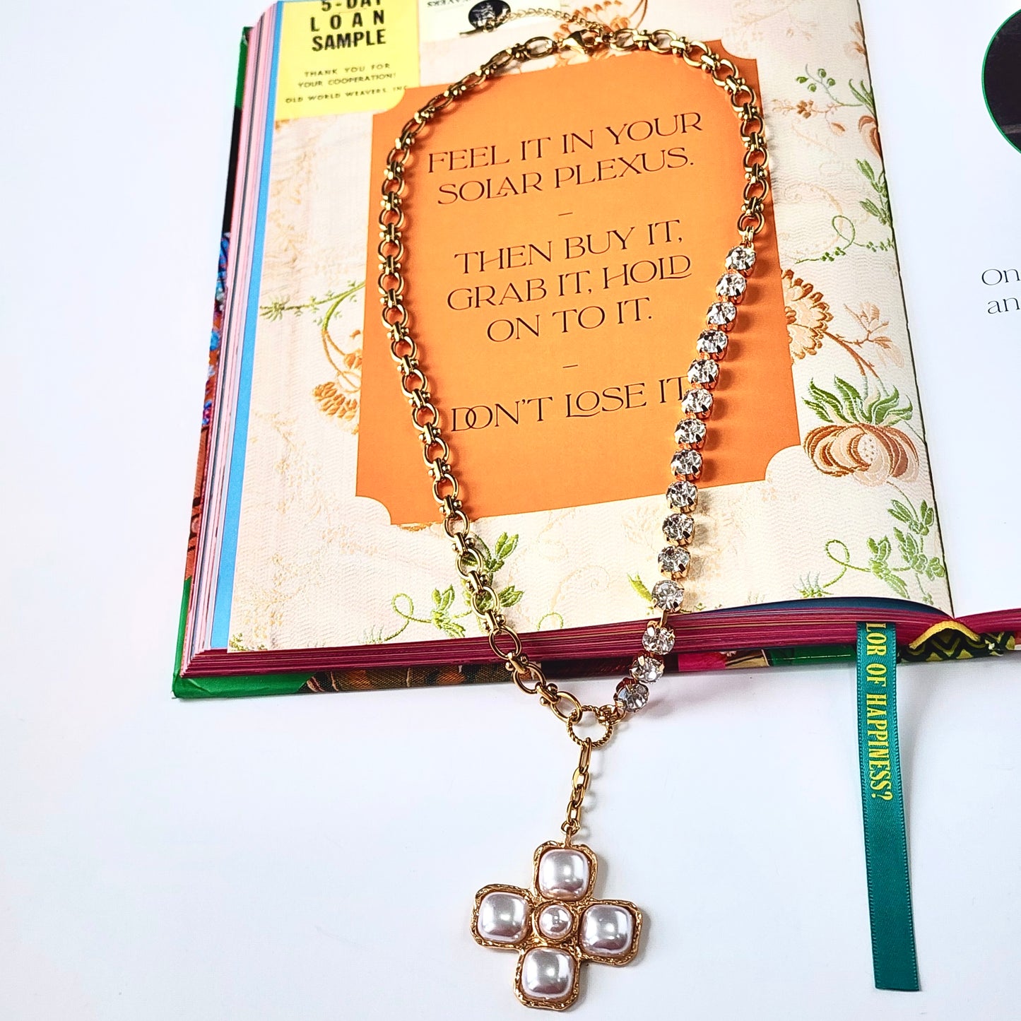 The Clover Pearl Statement Necklace