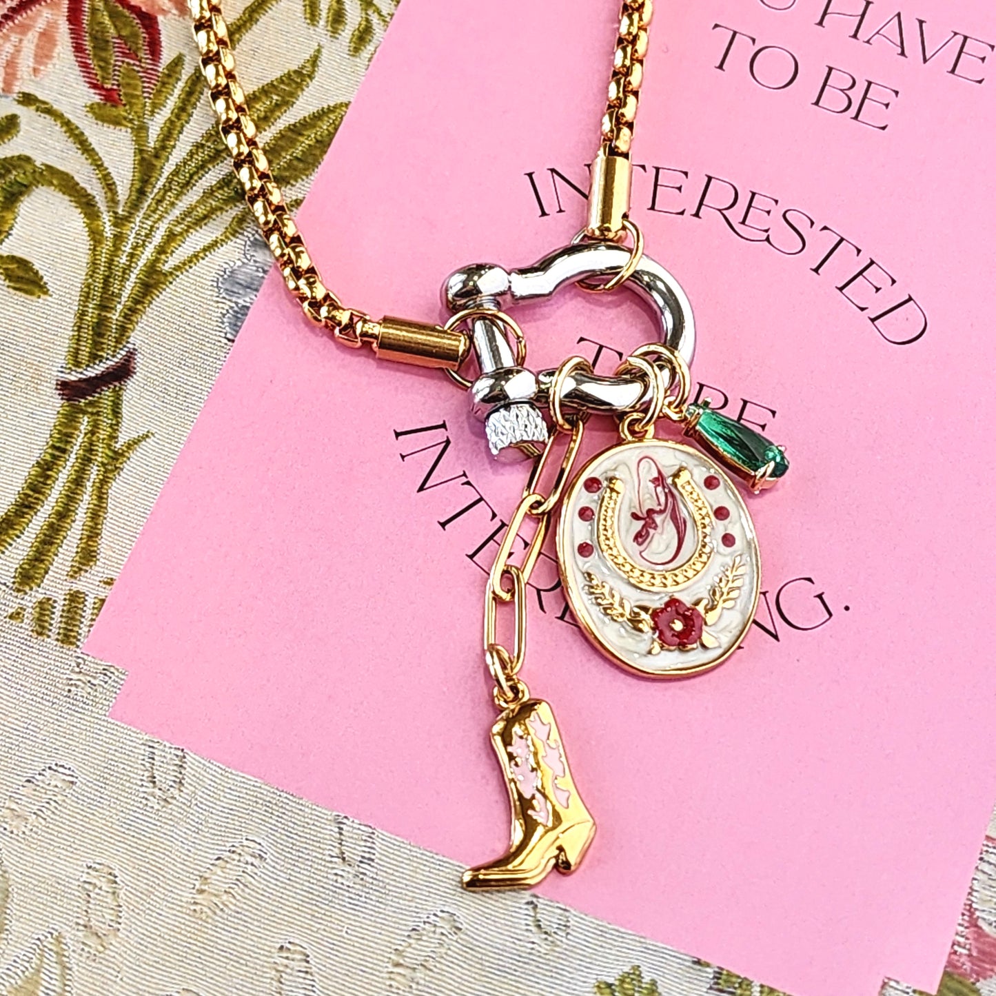 Rodeo Darlin Charm Necklace