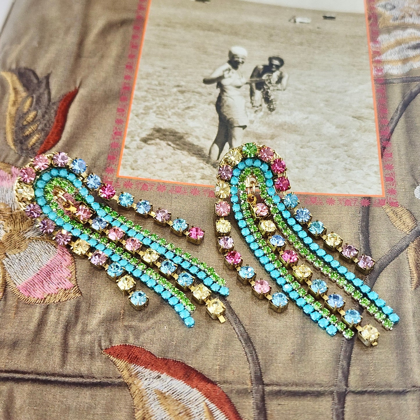 Carousel Crystal Earrings The Muse Collection
