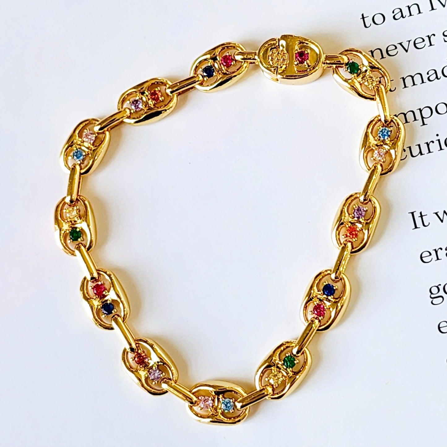 The Carousel Club Crystal Bracelet