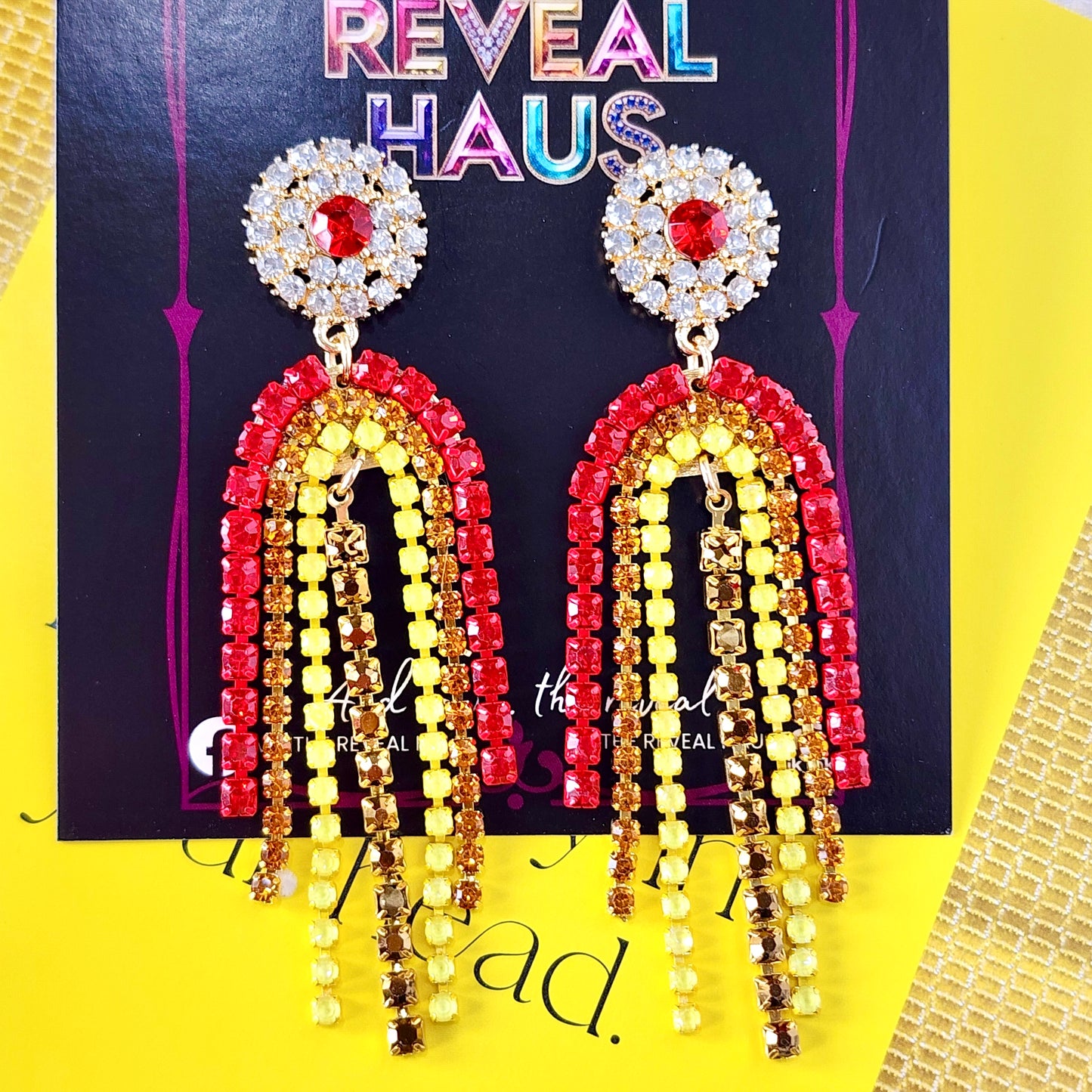 Cabaret Crystal Earrings The Muse Collection