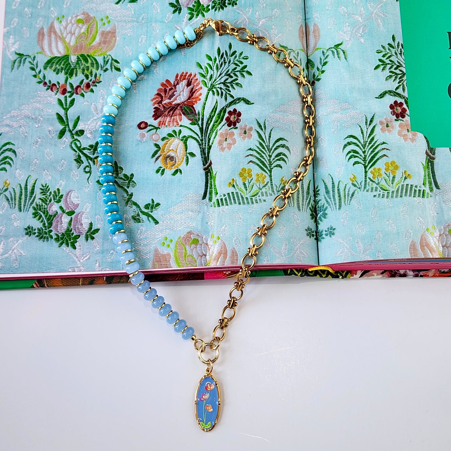 Bluebell Link Necklace