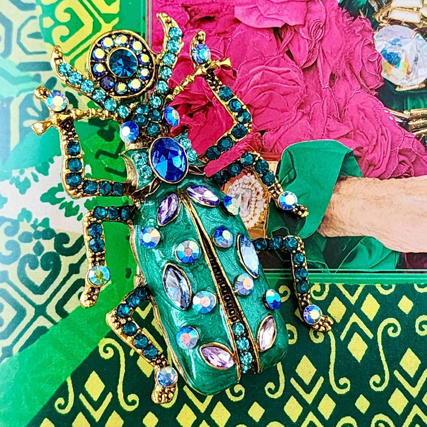 The Peacock Grove Brooch