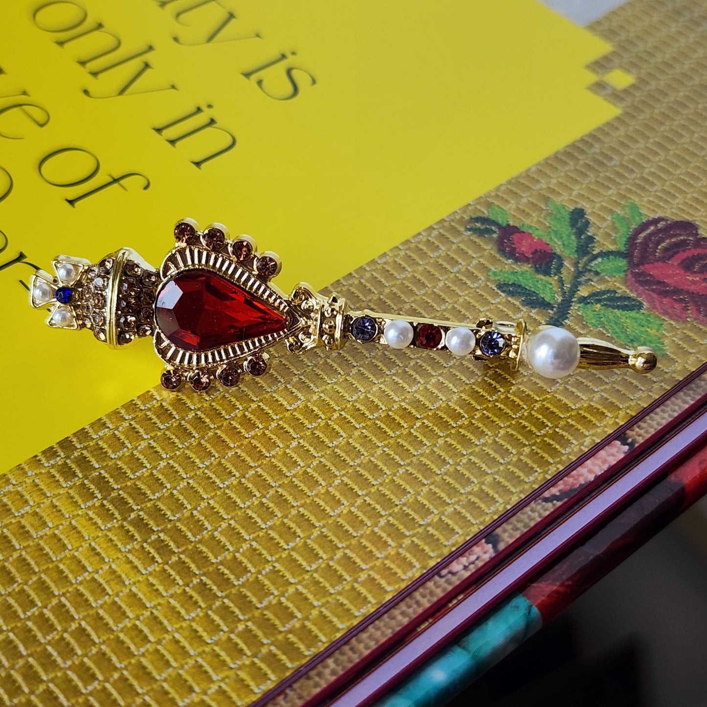 The Crown Jewel Wand Brooch