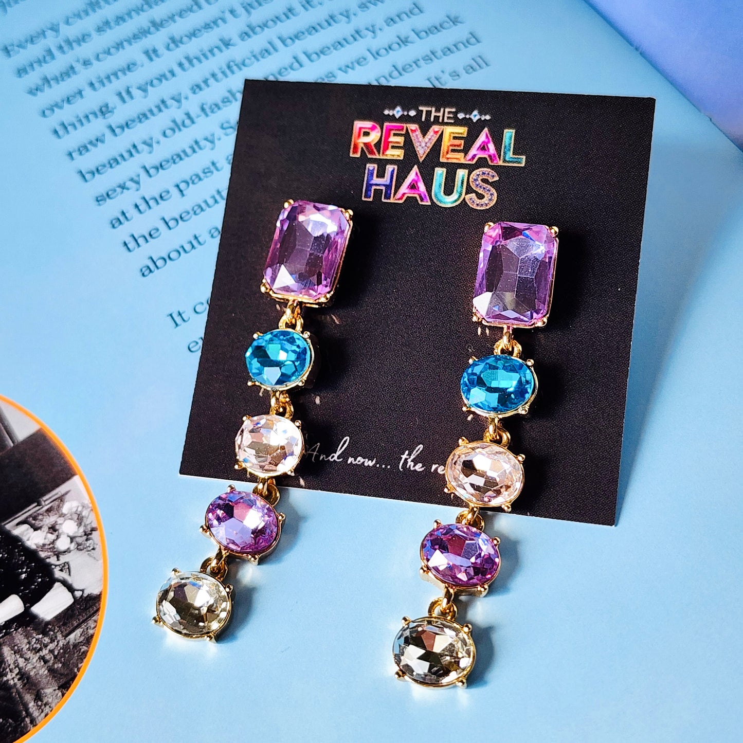 The Natalie Crystal Drop Earrings