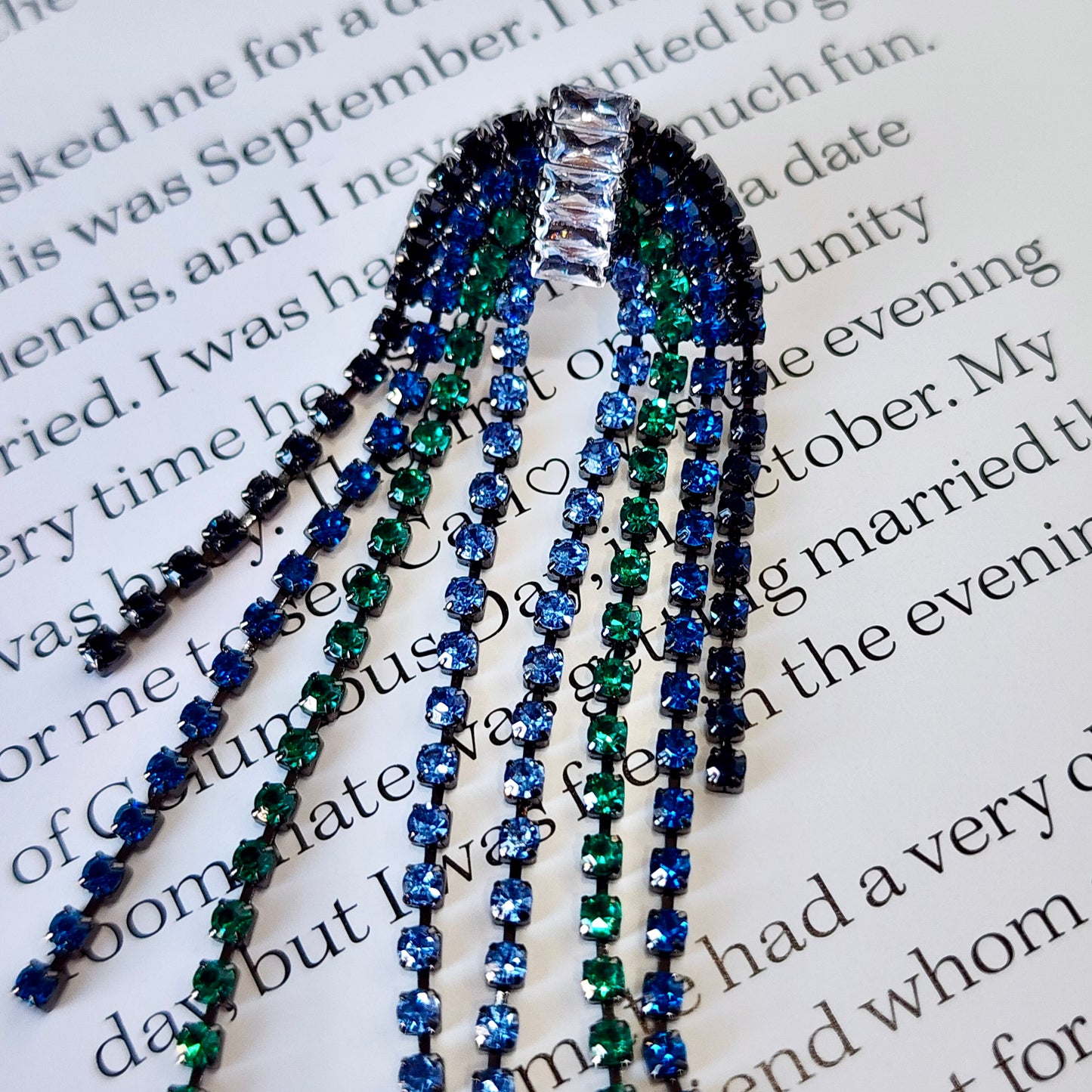 Electric Avenue Crystal Earrings The Muse Collection