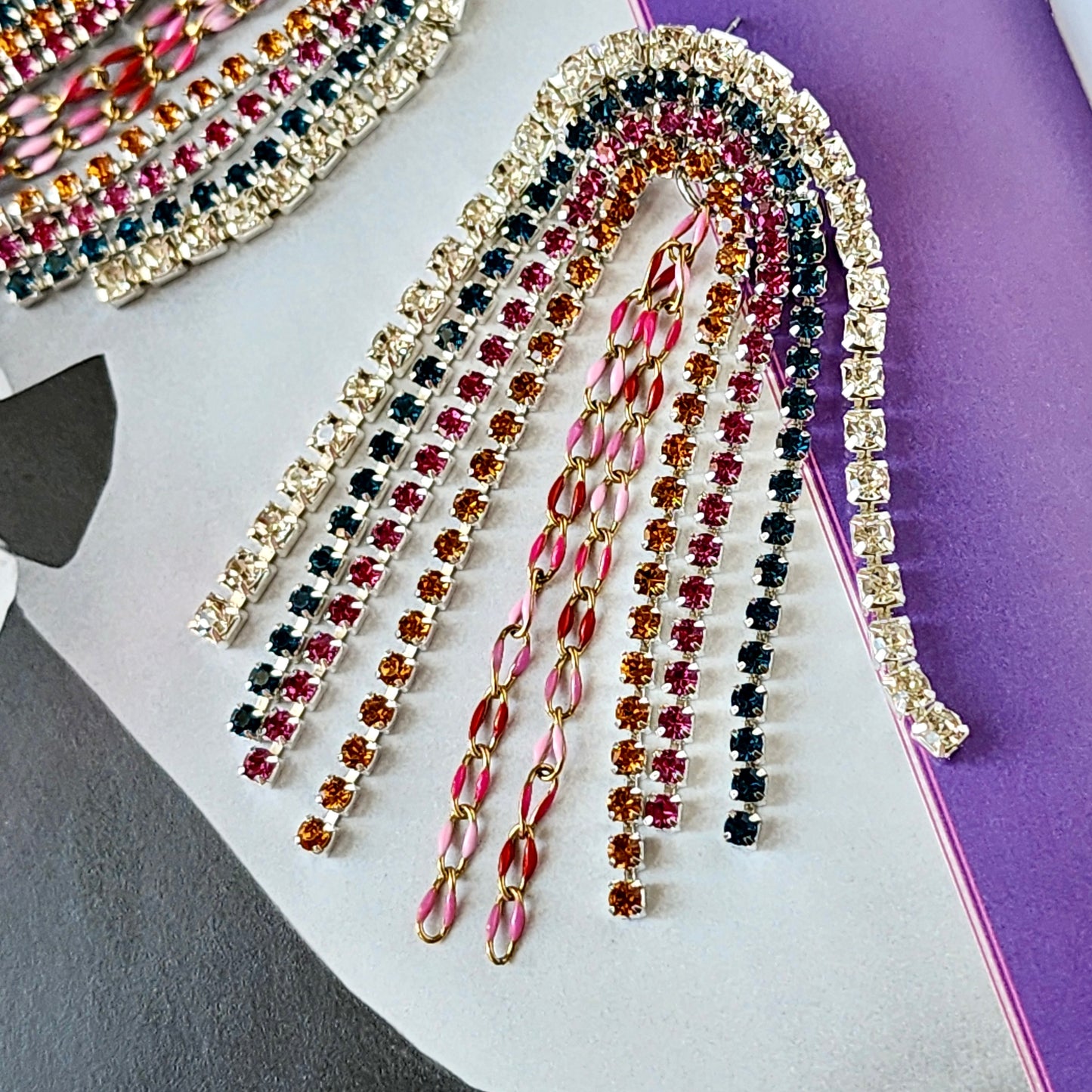 Boardwalk Crystal Earrings The Muse Collection