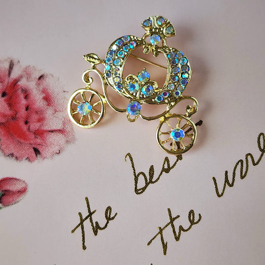 The Midnight Carriage Brooch