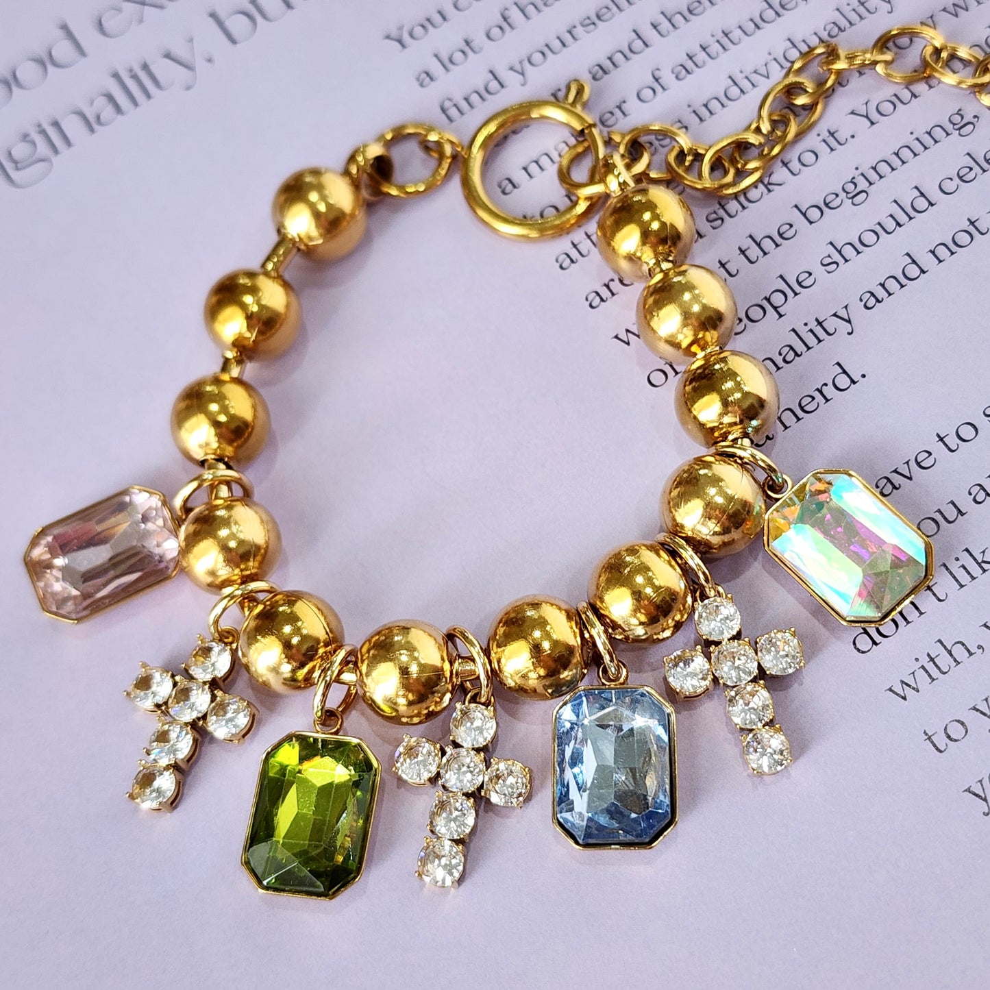 Adorned in Crosses Bracelet