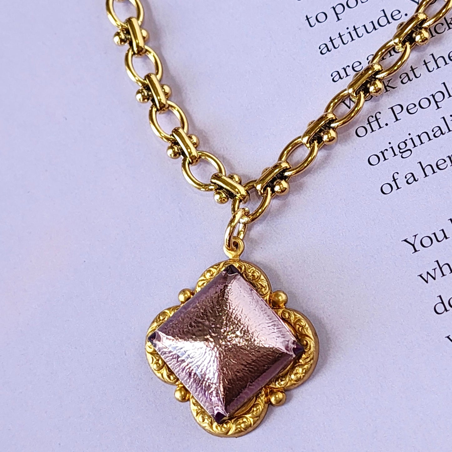 The Bordeaux Chateau Necklace
