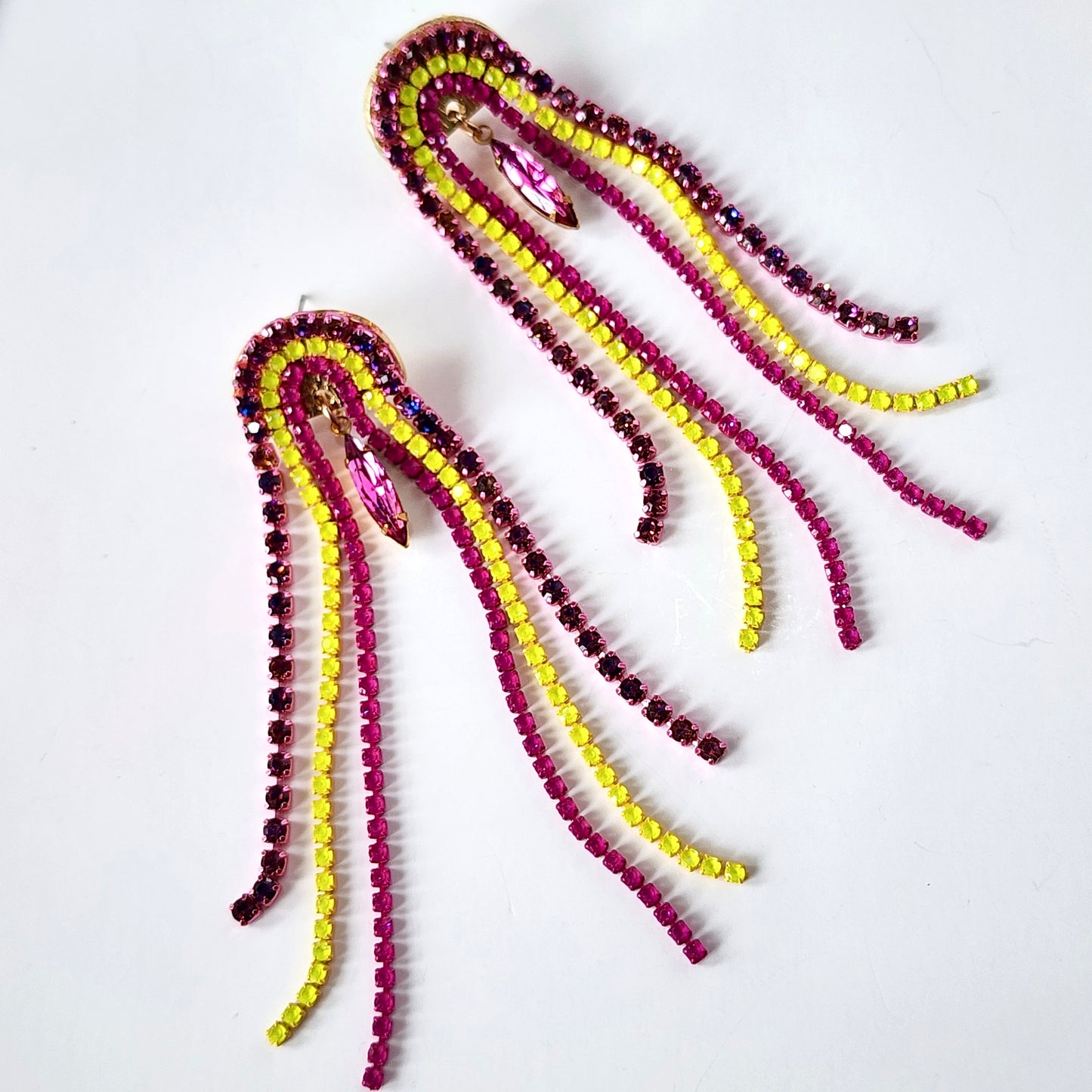 Taffy Tropics Crystal Earrings The Muse Collection