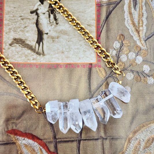 The Mother Lode Organic Crystal Necklace