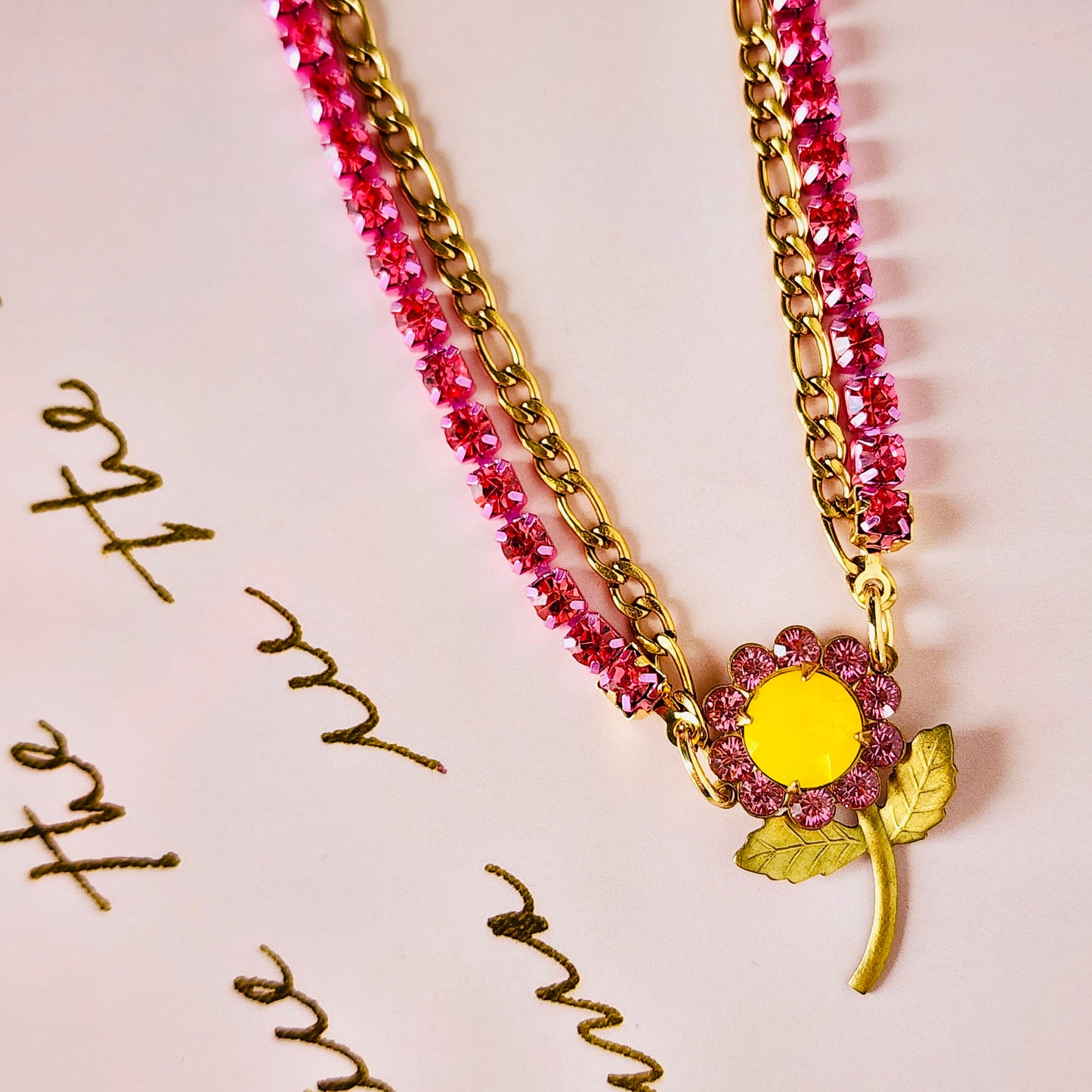 The Portofino Bloom Crystal Necklace