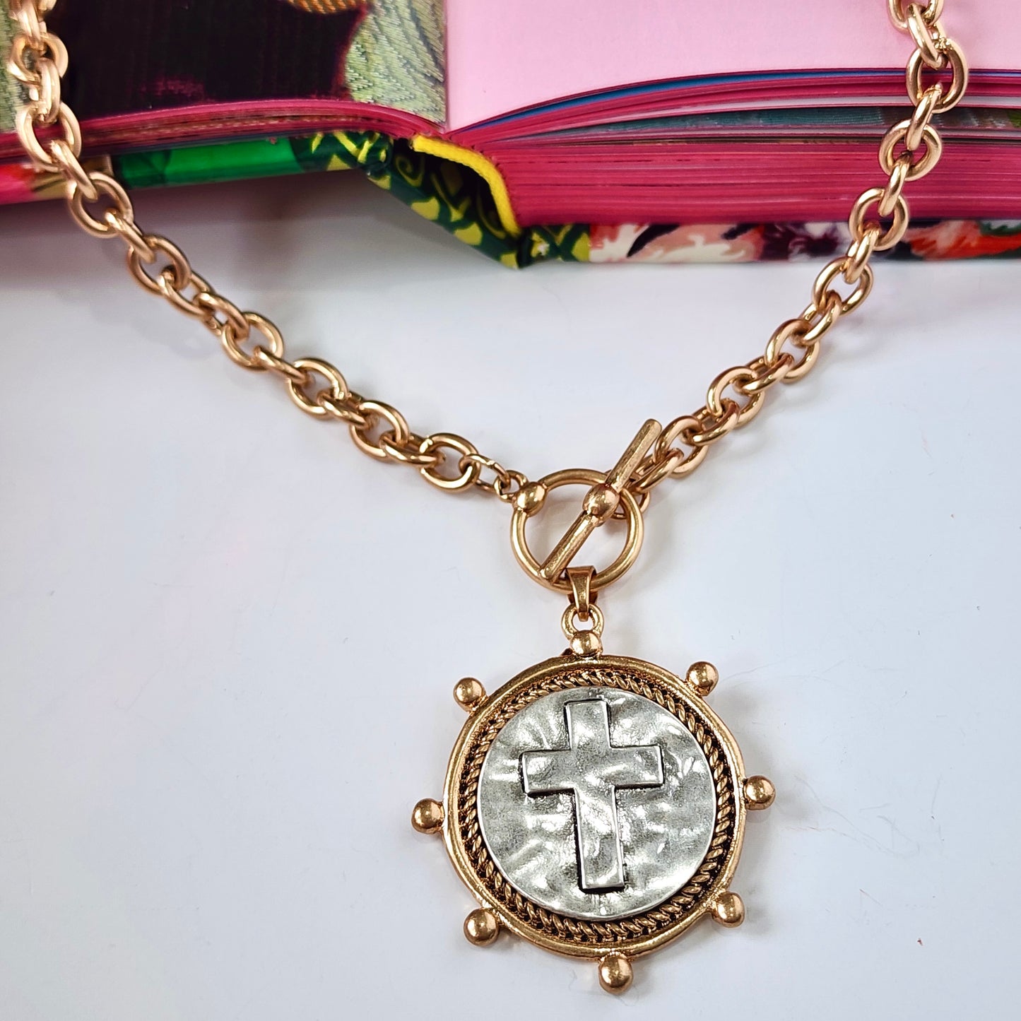 The Heirloom Cross Medallion Necklace