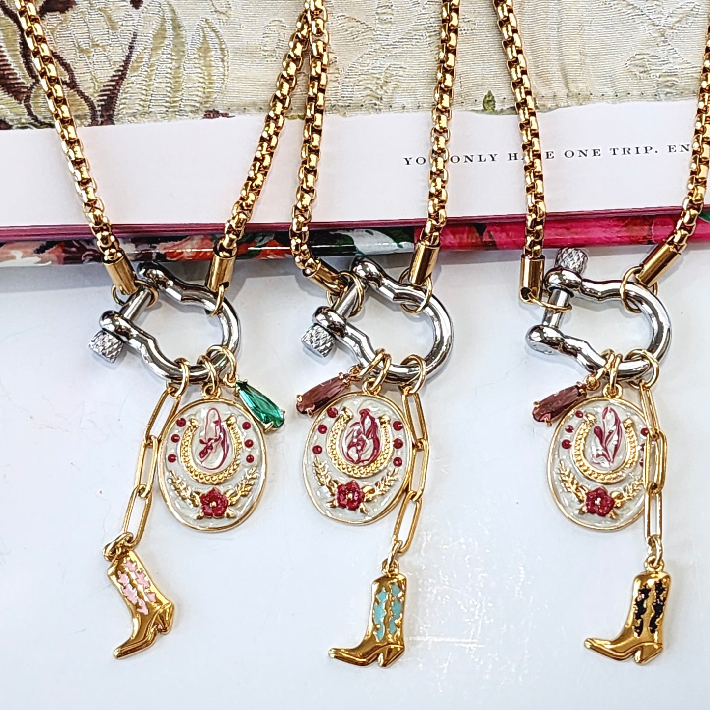 Rodeo Darlin Charm Necklace