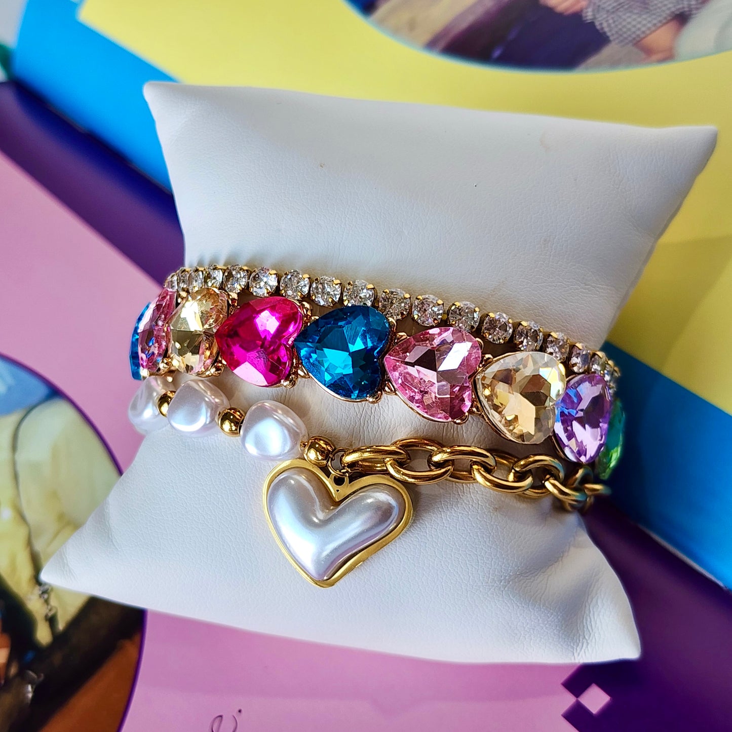 Haus Party Heart Strings Bracelet Stack