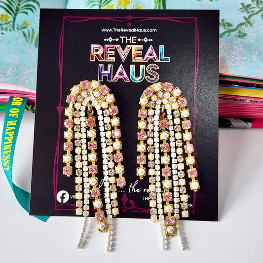Rosalie Crystal Earrings The Muse Collection