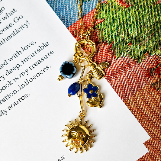 Golden Daydream Charm Necklace