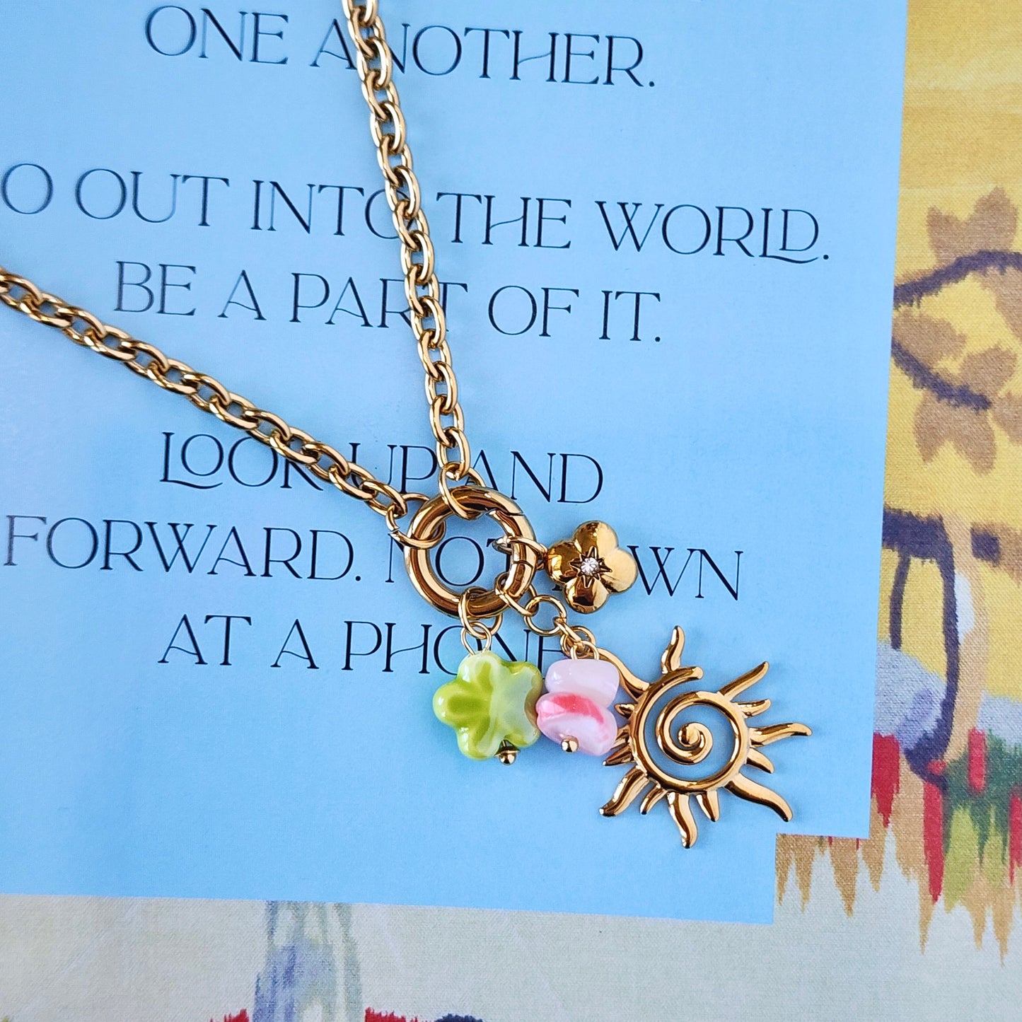 Sunny Days Charm Necklace