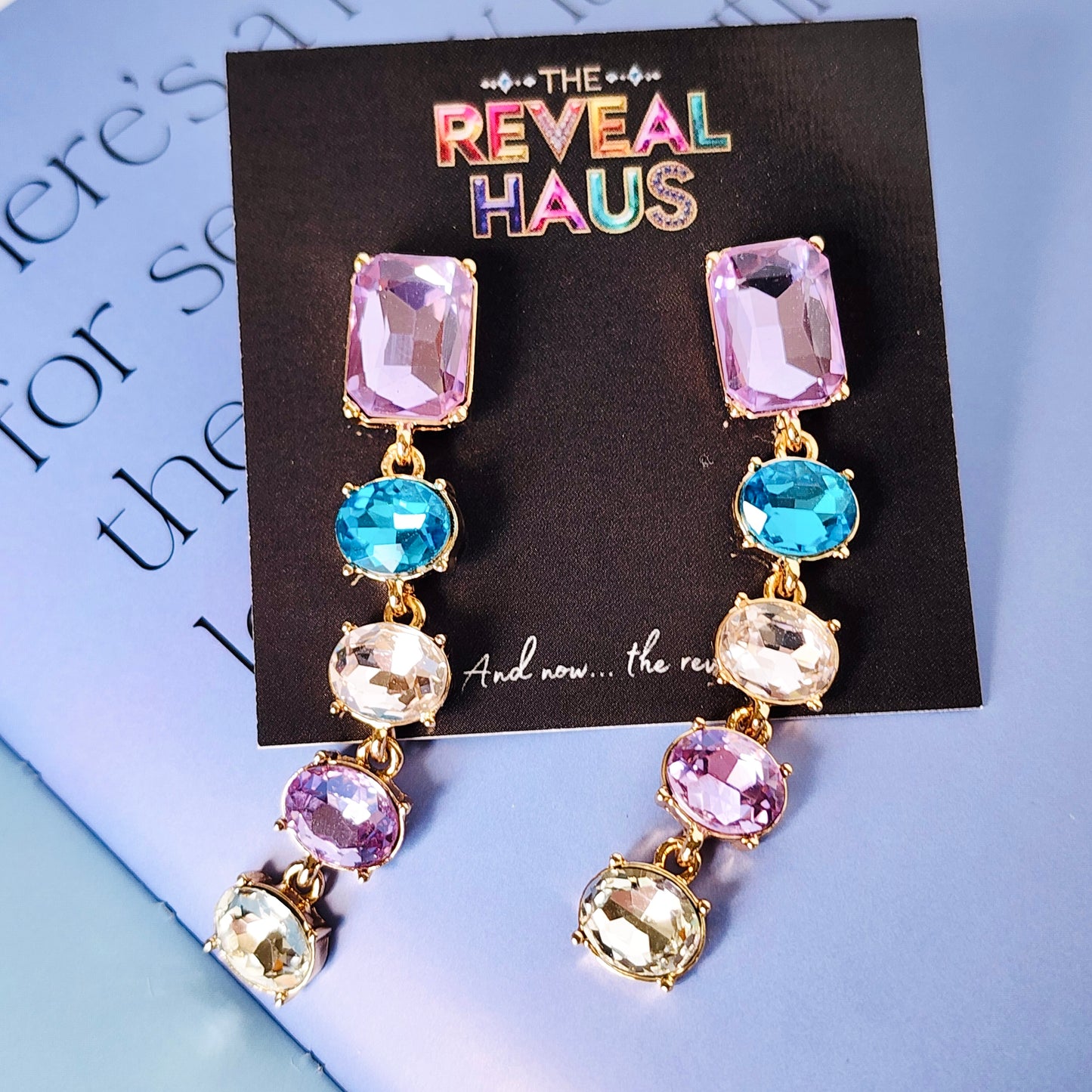 The Natalie Crystal Drop Earrings