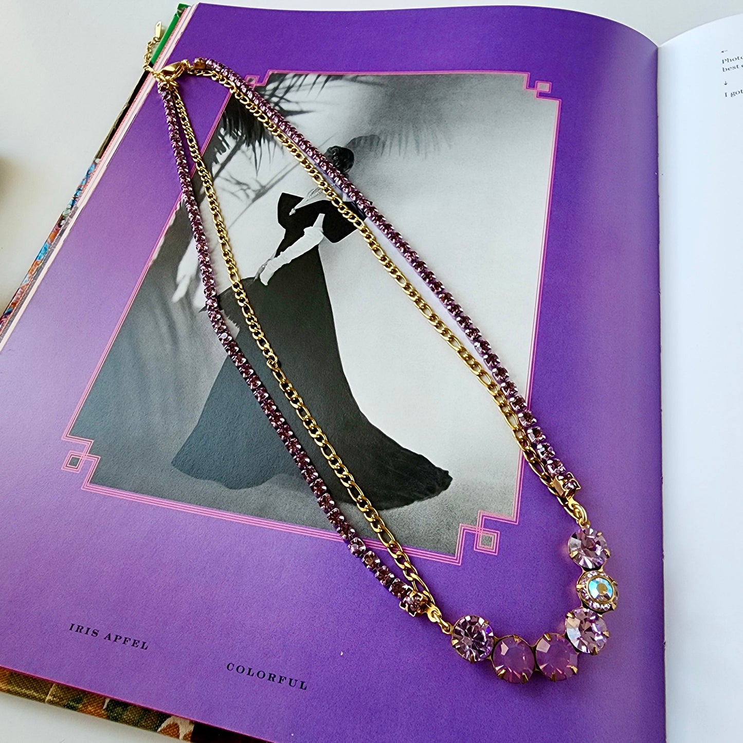 The Muse Lilac Nights Necklace