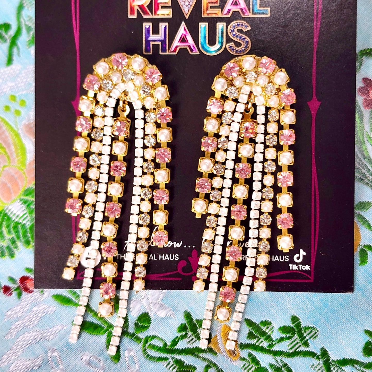 Rosalie Crystal Earrings The Muse Collection