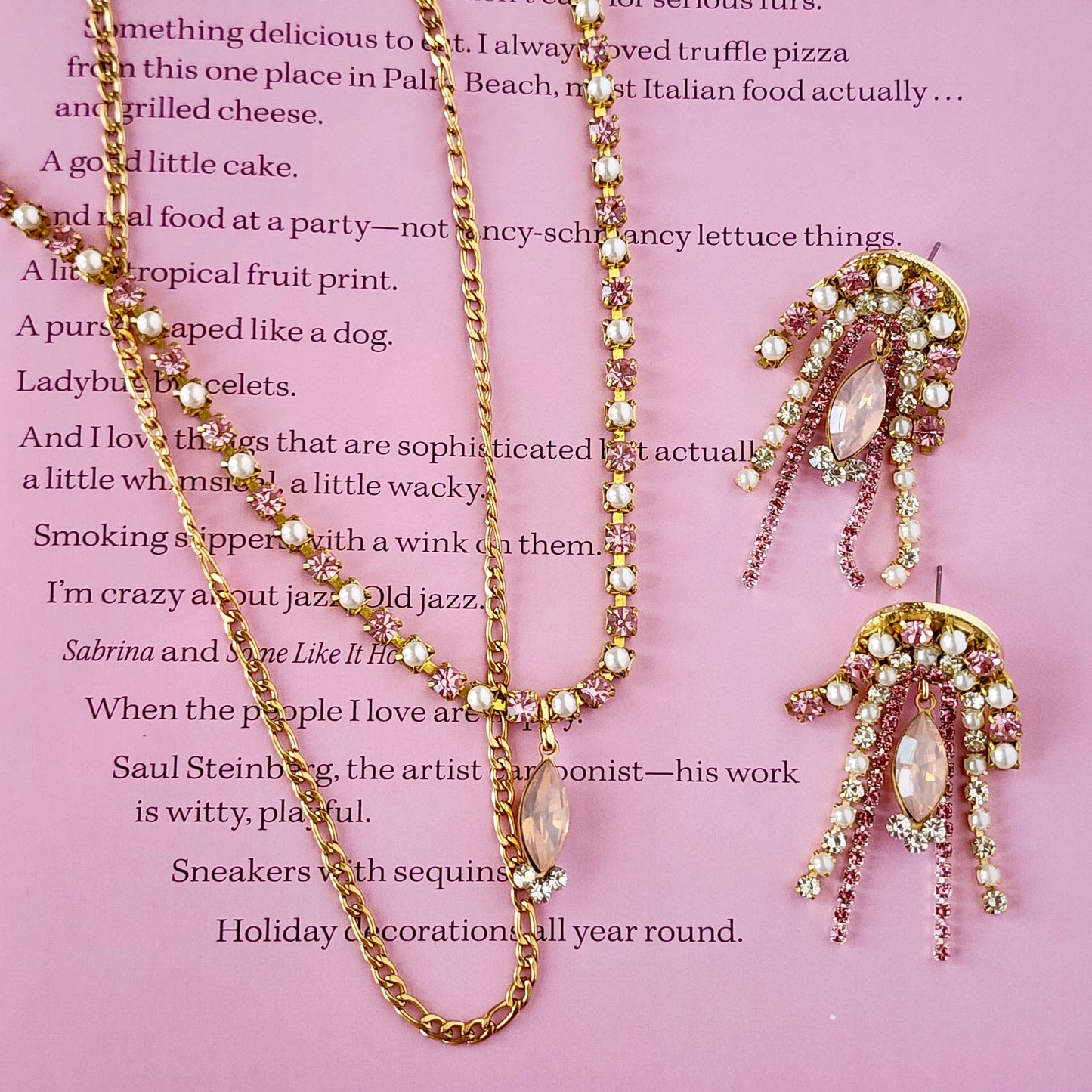 The Muse The Pink Tinsel Set