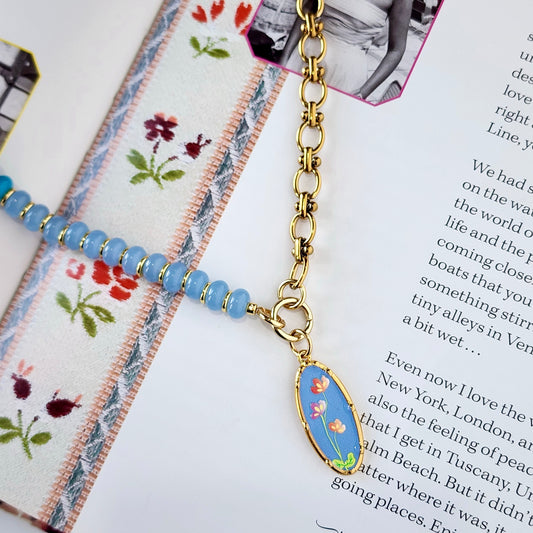 Bluebell Link Necklace