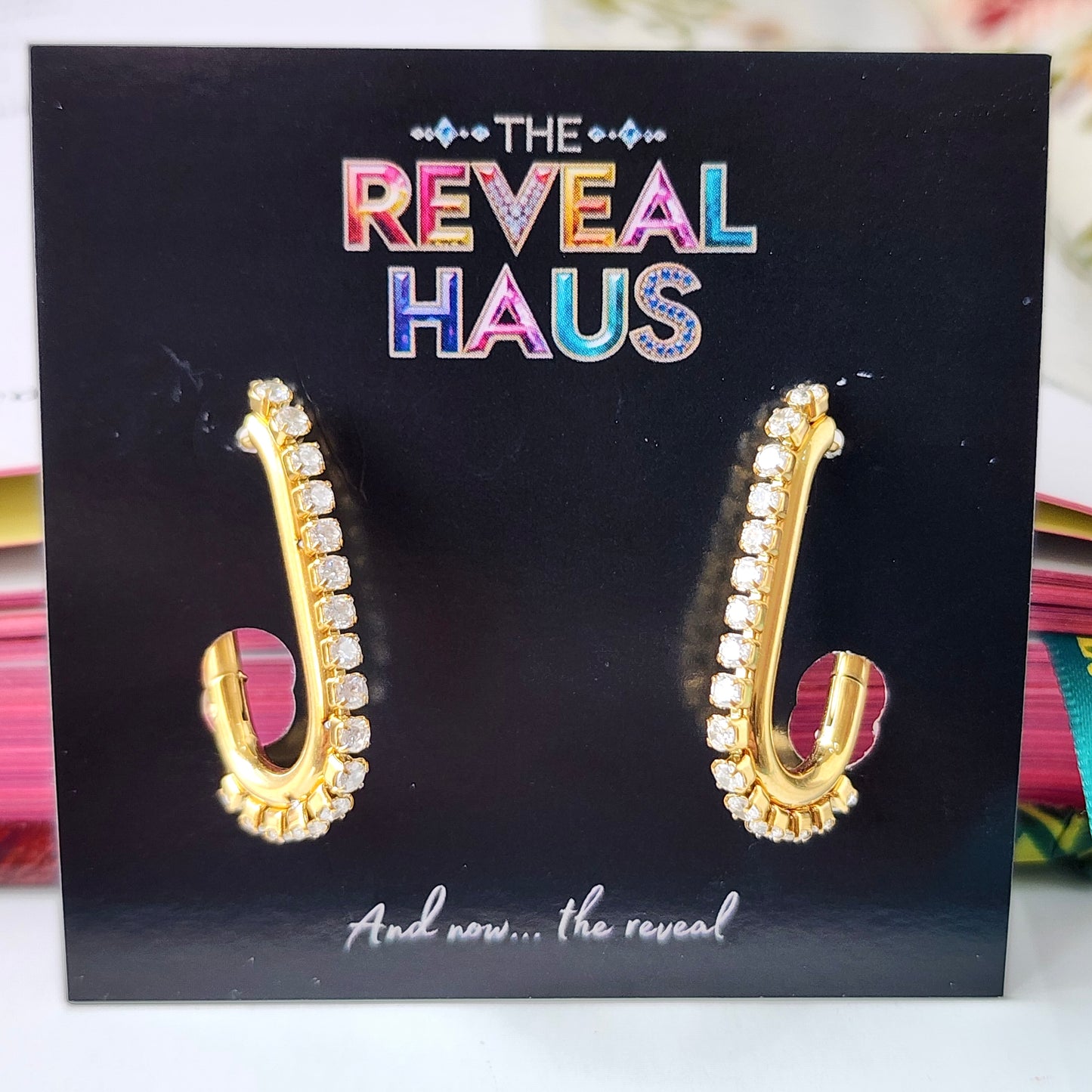 Afterglow Crystal Earring Hoops