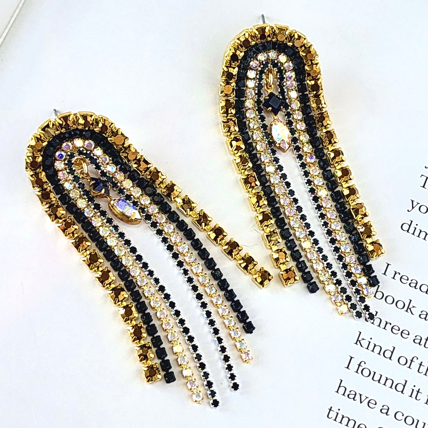 Disco Queen Crystal Earrings The Muse Collection