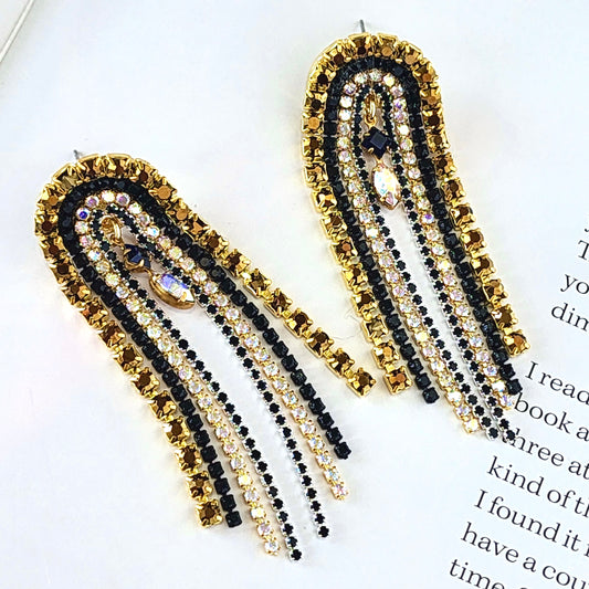Disco Queen Crystal Earrings The Muse Collection