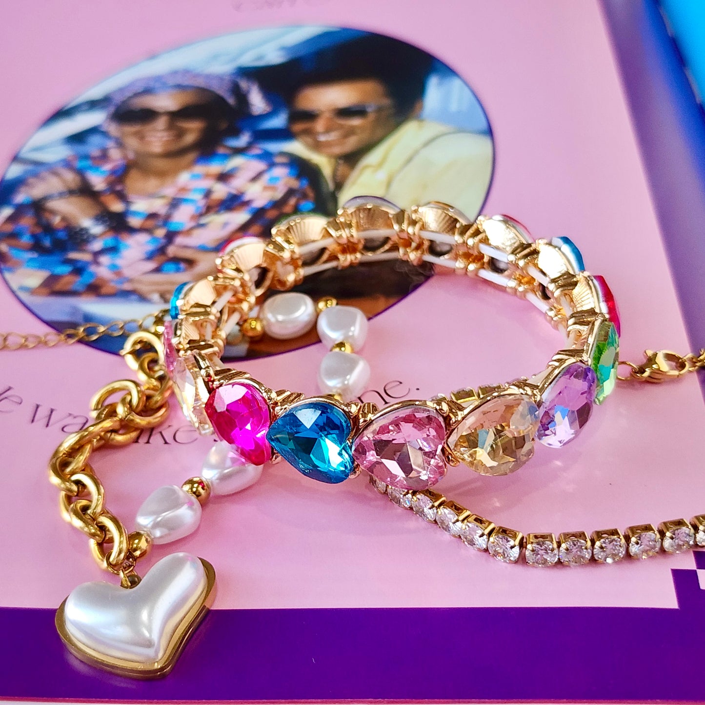 Haus Party Heart Strings Bracelet Stack
