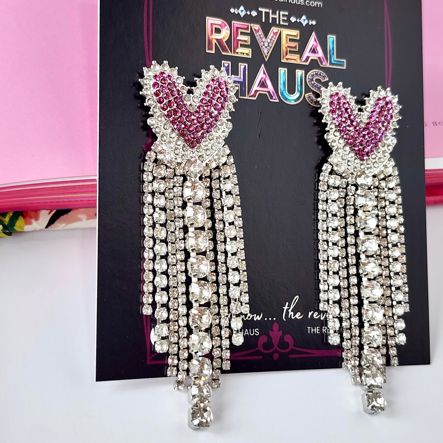 Heartbreaker Cascade Crystal Earrings